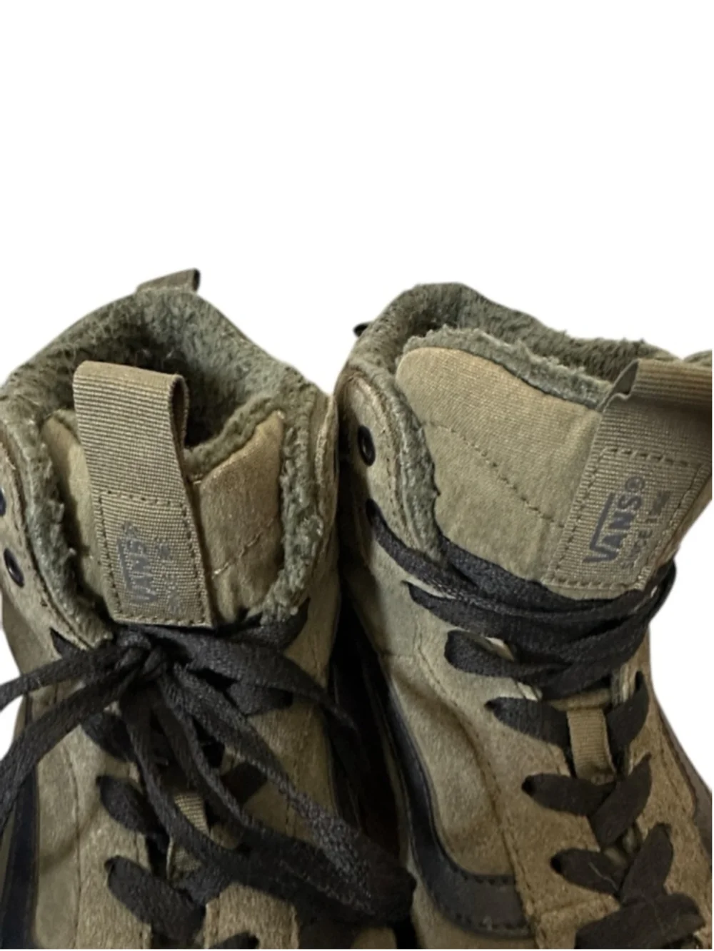 Vans Men's Range EXP Hi VansGuard Sneaker, Sherpa Suede green black sz 11 - Picture 7 of 8